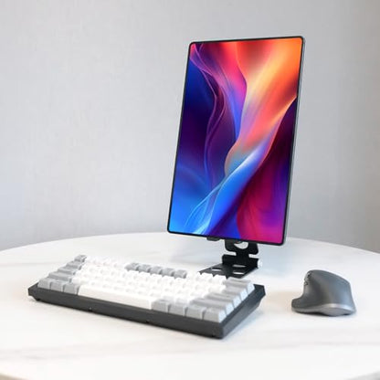 Kado Aluminum Alloy Tablet Stand for Portable Monitor, Foldable iPad Stand - size: Aluminum Black