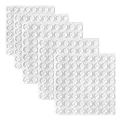 CHUNZEXI 400 PCS Clear Cabinet Door Bumpers - 3/8 Inch Diameter Silicone Door Stoppers for Cabinets and Drawers (Pack of 3) - size: 400 PCS ⅜" (Pack of 3)