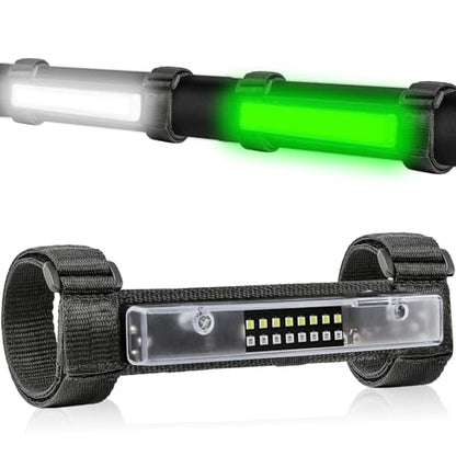 UTV Interior Dome Light White/Green with Switch, Roll Bar Mount LED Light - color: White/Green