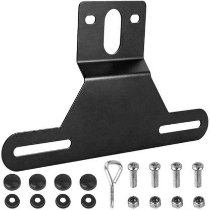 Trailer License Plate Bracket, Heavy Duty Stainless Steel Adjustable Holder