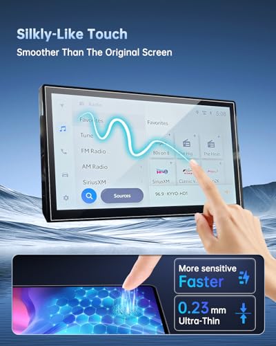 SHAOHAO for 2026 2027 Honda HR-V Screen Protector for 2026 2027 Honda HR-V HRV Accessories (LX, Sport, EX-L) 9 inch Touchscreen Tempered Glass Anti-Fingerprint & Scratch HD Clear Screen Cover