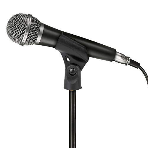 5 Pack Mic Clips For Stand, Universal Microphone Clip Holder With Adapters