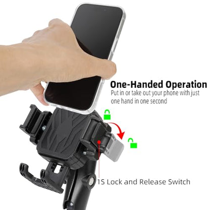 Windshield Phone Mount with Vibration Dampener, Universal Suction Cup Phone Holder for Boat/Car/Truck, 360° Rotation, Camera Friendly, One-Handed 1-Second Lock & Release, Fits 4.7-7" Phones - style: Suction Cup Base