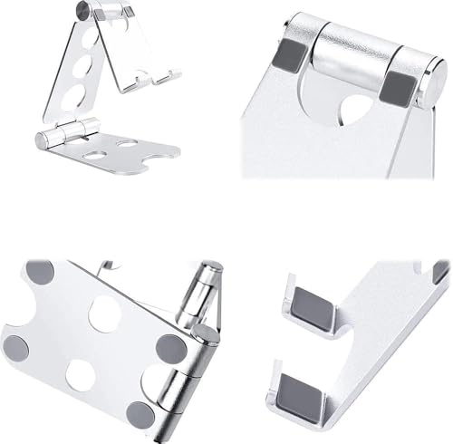 Kado Aluminum Alloy Tablet Stand for Portable Monitor, Foldable iPad Stand - size: Aluminum Silver