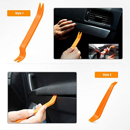 GOOACC Car Clip Panel Audio Video Dashboard Dismantle Kits Installer Removal Tool-4PCS - color: 4PCS Trim Removal Tool Yellow