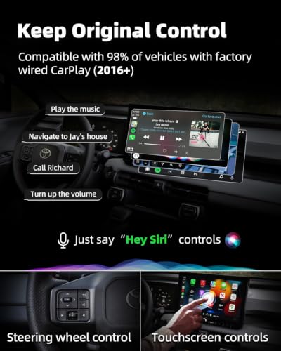 Wireless CarPlay Adapter for Apple iPhone Metal Design 2026 Upgraded