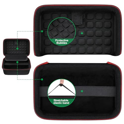 BOVKE GPS Case for 5-5.5" inch Garmin GPS Navigator and Accessories, Black - color: Black+Black