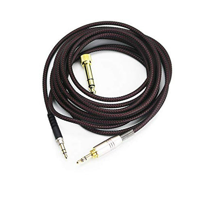 NewFantasia Replacement Audio Upgrade Cable Compatible with Audio-Technica ATH-M50xBT, ATH-AR3BTBK, ATH-SR50BT, ATH-ANC9, ATH-ANC7B, ATH-SR5BTBK, ATH-S700BT Headphones 2meters/6.6ft - size: 6.6 ft