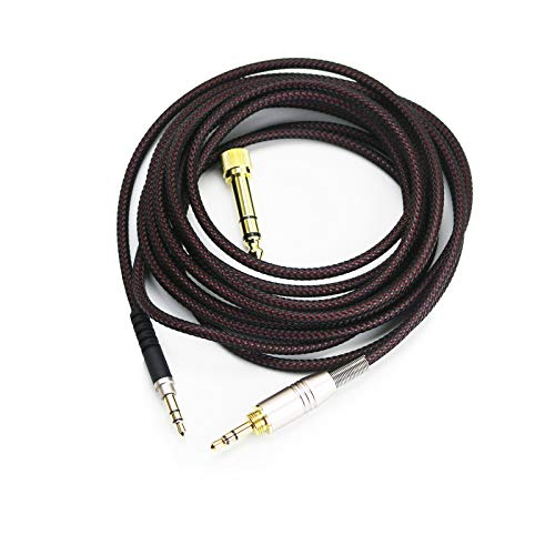 NewFantasia Replacement Audio Upgrade Cable Compatible with Audio-Technica ATH-M50xBT, ATH-AR3BTBK, ATH-SR50BT, ATH-ANC9, ATH-ANC7B, ATH-SR5BTBK, ATH-S700BT Headphones 1.2meters/4ft - size: 3.9 ft