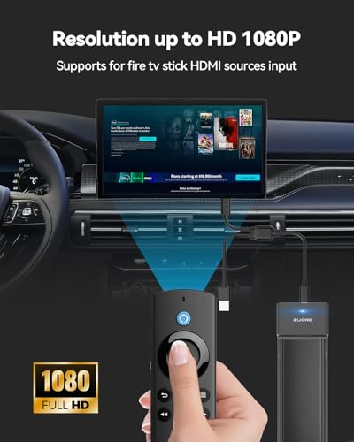 ZUCWO Car TV Mate for Vehicles with Factory Wired CarPlay Function, Car Streaming Devices,Firedrive Link for Cars,Carplay TV Adapter,2.4GHz WiFi/Supports Online UpgradeA