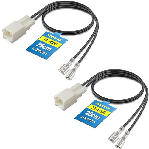2 Pcs 72-8109 Speaker Harness,Speaker Wiring Harness for Toyota Lexus - style: 72-8109-2pcs