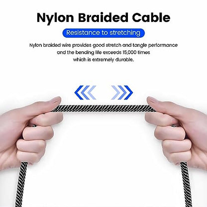 MOSWAG 6.6FT 3.5mm Male to Female Extension Cable with Microphone Stereo - color: Black, size: 6.6 ft