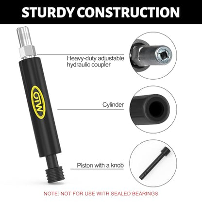 Grease Fitting Cleaning Tool, Cleans and Flushes Out Old Dried Grease from Fittings, Pins, Shafts, Bushings, and Joints. Uses Penetrating Fluid and Hydraulic Pressure, Black - color: Black
