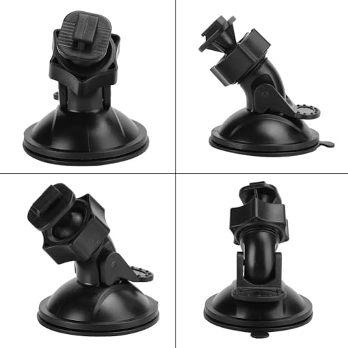 Universal Car Dash Cam Mount - Vacuum Suction Cup Holder with 4 Interchangeable Heads for GPS Navigation and Dashboard Recorder(Buckle w/o CardPos) - style: Buckle w/o CardPos