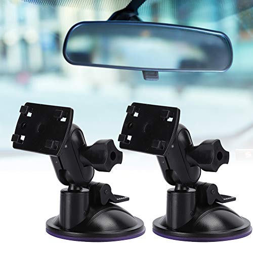 Yoidesu 360 Degree Adjustable Vacuum Suction Cup Dash Cam Mount Holder, Universal Dash Camera Rear View Mirror Mount Holder Kit for Most Dash Camera and Car Camera(Four Claw Head)