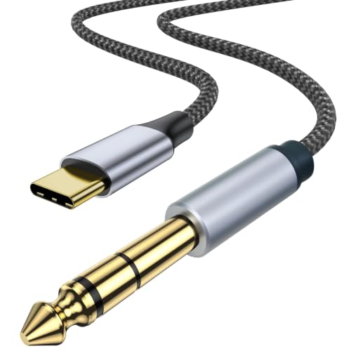Cyberguys! USB C to 1/4" Audio Cable, USBC to 1/4 Stereo Adapter, 3.3ft - size: 3.3ft