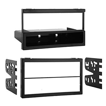 Metra 99-7505 Single or Double DIN Installation Multi-Kit for Select 1994-2006 Mazda Vehicles -Black & 70-7903 Wiring Harness for 2001-Up Mazda Vehicles - style: Kit + Wiring Harness