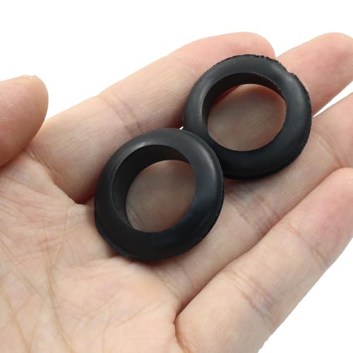 24 Pcs Rubber Grommet, 3/4" ID 7/8" Hole, Black - color: Black, size: 20mm (3/4 inch)-24pcs