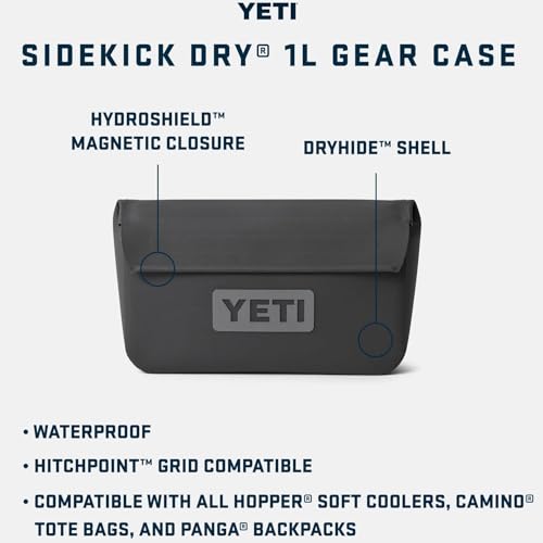 YETI Sidekick Dry 1L Gear Case, Seafoam - color: Seafoam, size: Sidekick 1L