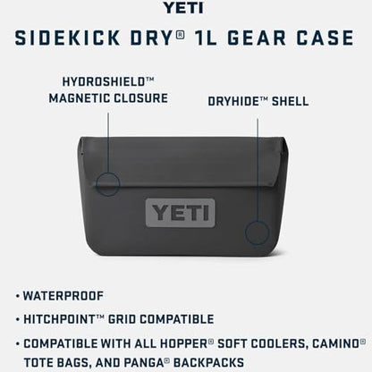 YETI Sidekick Dry 1L Gear Case, Seafoam - color: Seafoam, size: Sidekick 1L