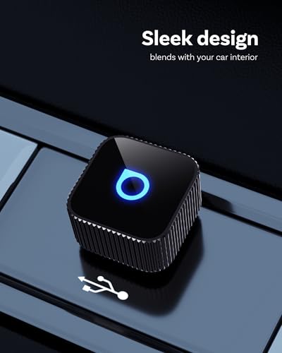 OTTOCAST Mini Cube 3.0 USB C Wireless CarPlay & Android Auto Adapter 2026– Plug & Play, Fast Auto-Reconnect (Black) - color: Black, size: USB C