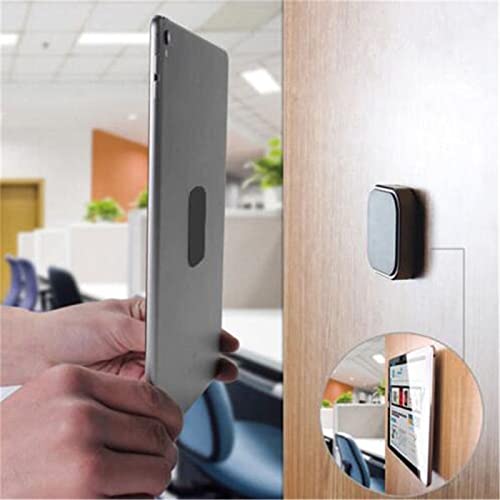 Replacement Metal Plates Set (8 Pack) for Magnetic Car Phone Holders, Wall, Air Vent Mounts, Cases, Magnets. Kit of 4 Black Round and 4 Rectangular Iron Discs Without Holes. 3M Adhesive Backing. - color: Mix / 8 Pack