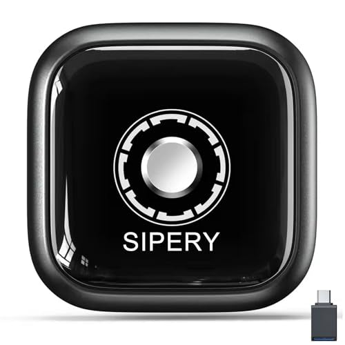 2 in 1 Wireless CarPlay Android Auto Adapter, Mini Dongle Adapter Smart Button Two Phones Switch, Converts Wired CarPlay/Android Auto Cars to Wireless, USB-A/USB-C Plug and Play, Auto Connect