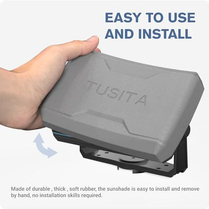 TUSITA 010-13130-00 Protective Cover Compatible with Garmin Striker 5cv 5dv,Vivid 5cv - Fishfinder Silicone Sun Cover