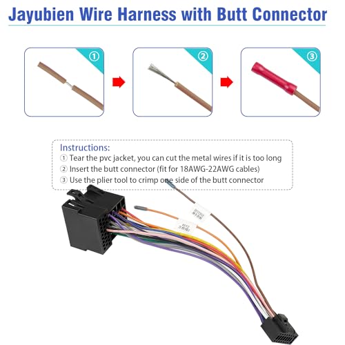 Radio Stereo Wiring Harness Adapter Replacement for Hyundai Kia - style: 16P-36P for Hyundai/Kia 09-12
