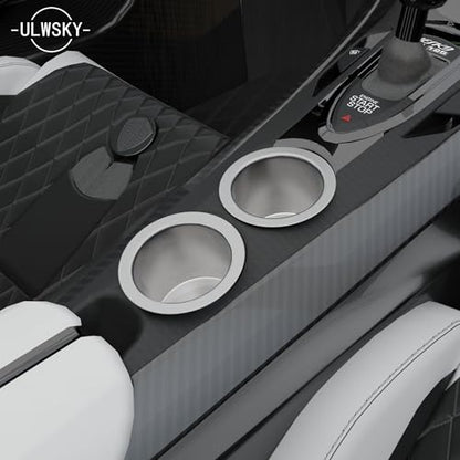 2Pcs Drop-in Cup Holder,304 Stainless Steel Automotive Cup Holders,Silver Poker Table Drink Holder Dining Table Cinema Sofa Yacht Boats Cars Touring RV Car Drop-in Drink Cup Holder - size: Silver,2pcs