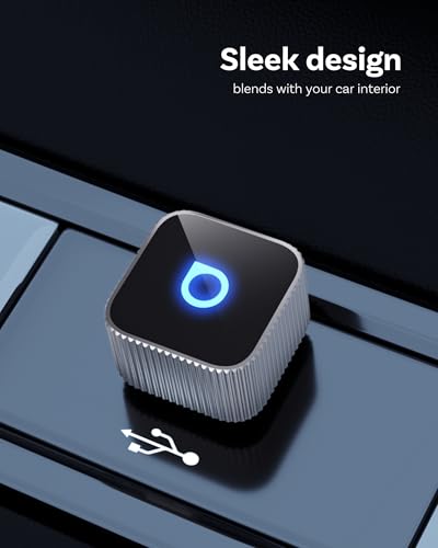 OTTOCAST Mini Cube 3.0 USB C Wireless CarPlay & Android Auto Adapter 2026– Plug & Play, Fast Auto-Reconnect (Silver) - color: Silver, size: USB C
