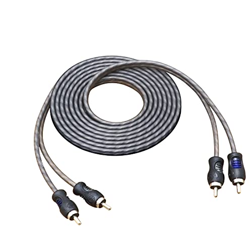 RECOIL RCI29 9ft 2-Channel RCA Audio Cable Twisted Pair Noise Reduction - style: 9ft 2-Channel RCA