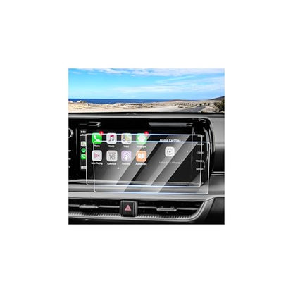 Canvcle 2PCS Screen Protector for 2021-2024 Kia K5 LXS/GT-Line/EX/GT Accessories, 10.25 Inch Navigation Screen Tempered Glass Touchscreen Protector Navigation Screen Cover Protective Film - size: 2021-2024 Kia K5 10.25 Inch