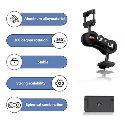 Dash Cam Mount,Aluminum Rearview Mirror Mounting Bracket Kit