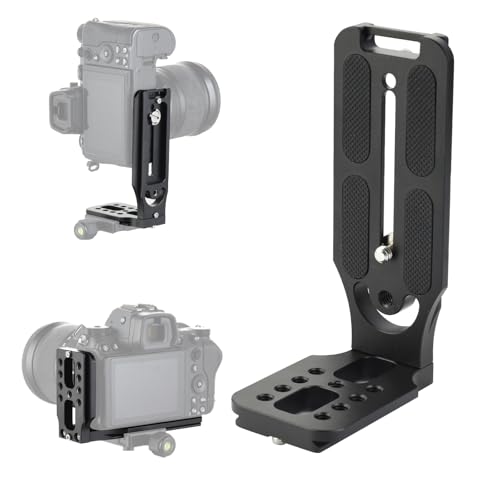 UTEBIT Camera L Bracket, with 1/4'' Screw Hole & Quick Release Plate