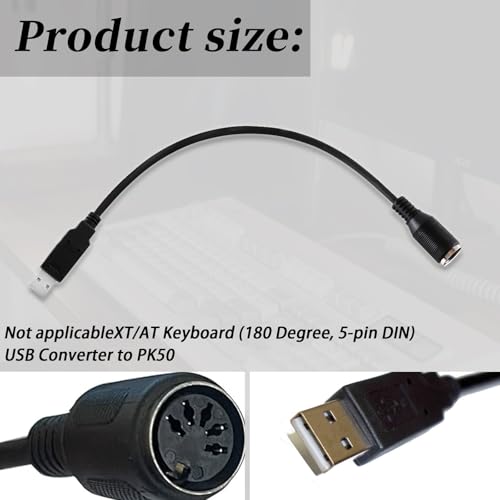 XTPTFABS 5Pin DIN to USB Converter(Soarer's Converter),Plug-and-Play,1Pc