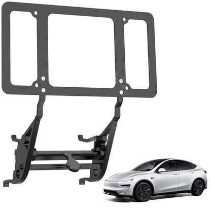 2026 Tesla Model Y Juniper Premium License Plate Holder - Unobstructed Camera Visibility - No Drill Front License Plate Bracket Mounting Kit with Anti Theft Features (ONLY Fit Model Y Premium) - size: 2026 Model Y Juniper Premium