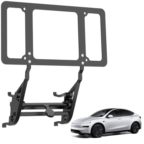 2026 Tesla Model Y Juniper Premium License Plate Holder - Unobstructed Camera Visibility - No Drill Front License Plate Bracket Mounting Kit with Anti Theft Features (ONLY Fit Model Y Premium) - size: 2026 Model Y Juniper Premium