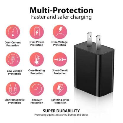 3Pack USB Camera Charger 5V 2A 10W AC Power Adapter for Wyze Cam V1 V2 V3 V4 Pan, Google Nest Cam, Blink 4/3/Mini/XT2, Ring Spotlight/Stick Cam, Arlo Pro Outdoor Charging Block Plug & More Solar panel - color: Black