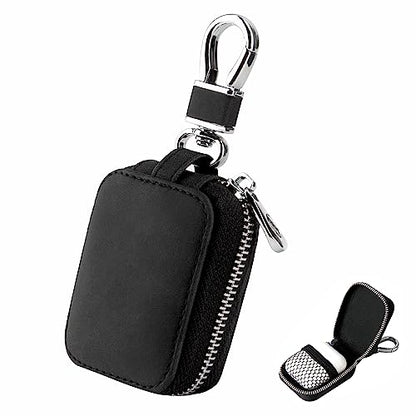 Earbud Case Headphone Storage Case Compatible with Airpods 1/2/3/Pro Wireless Earphones Carrying Pouch Small PU Leather Bag Shockproof Earpods Cover Universal Bag Travel Protection Pouche - color: Black