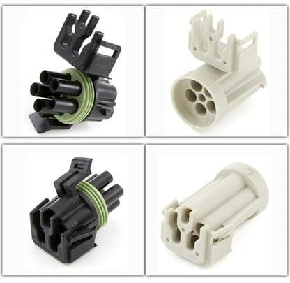 5-PIN (Conductor) 20 amps 18 20 GA, Weather-Pack Series, Sealer Terminals, Housing Male & Female Quick Disconnect QD Splice Kit