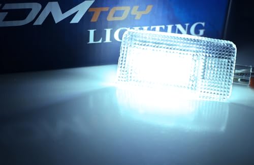 iJDMTOY Super Bright 2W High Power Aqua Ice Blue Full LED Trunk Cargo Area Light Assembly Compatible With Lexus, Compatible With Toyota, Powered by 20-SMD LED Diodes - style: Aqua