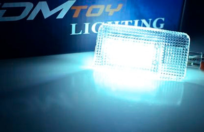 iJDMTOY Super Bright 2W High Power Aqua Ice Blue Full LED Trunk Cargo Area Light Assembly Compatible With Lexus, Compatible With Toyota, Powered by 20-SMD LED Diodes - style: Aqua