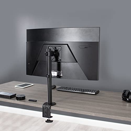 VIVO Single 13 to 38 inch LCD Monitor Heavy Duty Desk Mount Stand, Holds 1 Standard to Ultrawide Screen up to 38 inches, STAND-V001C - size: up to 38" screens, style: Standard