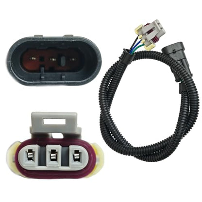 Manifold Absolute Pressure MAP Sensor Connector Pigtail Extension 24in, Compatible with GM LS1 LS2 LS6 L76 & LS7 (3-Pin Clip-in Style), for Gen 3 & Early Gen 4 Vehicles