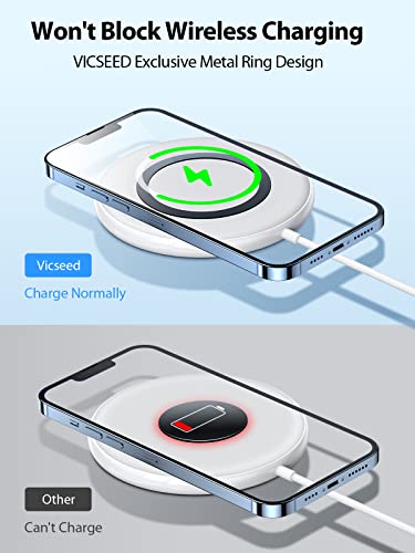 VICSEED for MagSafe Car Mount [Upgraded Strongest Magnet Power] Magnetic Phone Holder for Car Vent 360 Adjustable Magnetic Car Phone Holder Mount for iPhone 17 Pro Max 16 15 14 13 12 Plus Mini - color: Black