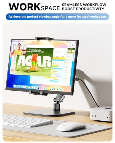 Portable Monitor Stand Holder for 15.6",18.5", Heavy Duty Aluminum Desktop