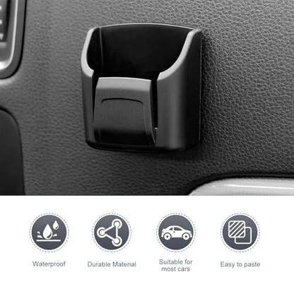 2 PCS Car Key Fob Holder, Car Garage Key Card Holder for Dashboard, Multifunctional Organizer Key Remote Mount with Double-sided Adhesive Tape - size: 2 PCS