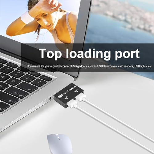 1Pc USB Hub Adapter, Portable USB Splitter, Multi Port Charging Converter,USB Expander, High Speed Versatile USB Hub, Time-Saving Charging Expansion Supplies for Home, Car, School, and Trave