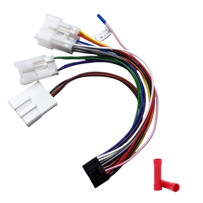Aftermarket Radio Wiring Adapter Compatible with Toyota 1998-2012, 16Pin Android Car Stereo Harness with 20Pin SWC Reverse, Fit for Camry Corolla RAV4 Highlander 4Runner Land Cruiser Vios - style: with 20Pin swc